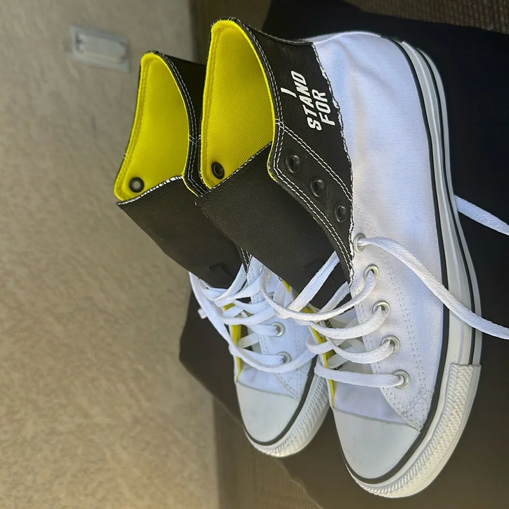 Converse Chuck Taylor All Star ‘I STAND FOR’ size 9.5 men - Picture 1 of 7